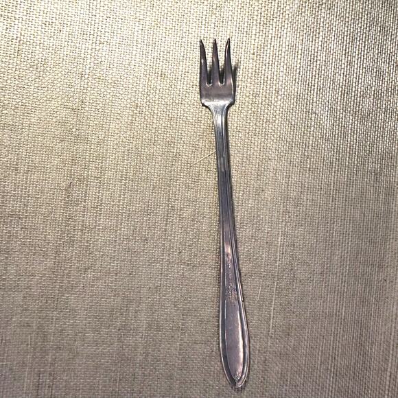 Vintage Federal Solid Nickel Silver Lot Set of 3 Olive pickle Forks cocktail - Picture 15 of 16